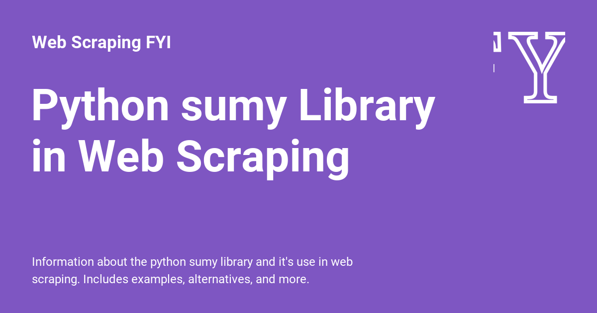 Python sumy Library in Web Scraping - Web Scraping FYI